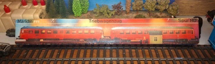 marklin 3076 trieb railbus lang rood, Hobby en Vrije tijd, Wisselstroom, Gebruikt, Locomotief, Ophalen of Verzenden