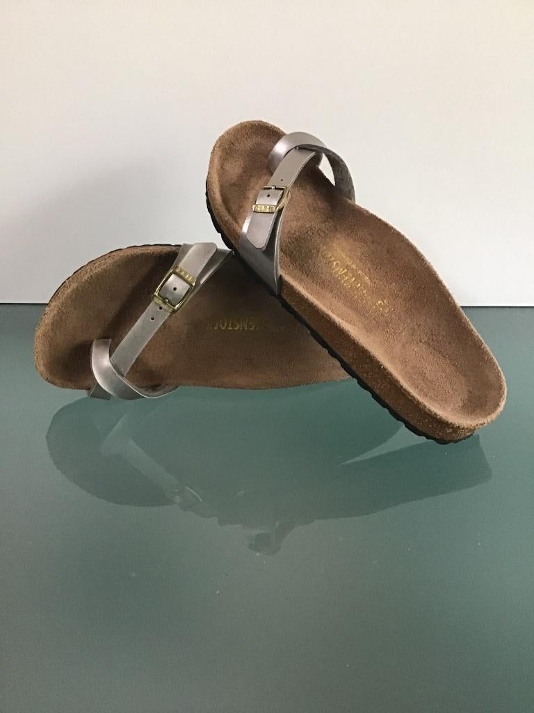 Birkenstock Piazza 38 | slippers | Gratis verzenden, Slippers, Overige kleuren, Verzenden, Zo goed als nieuw