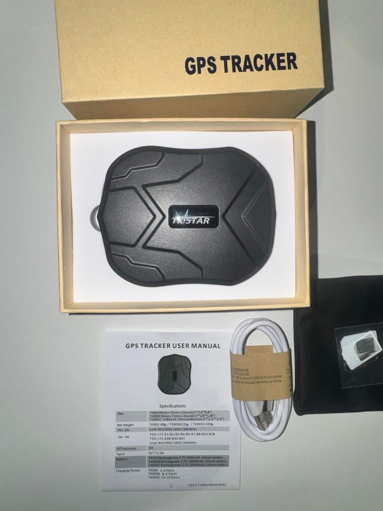 TK905 GPS Tracker - Nieuw in doos, Ophalen of Verzenden, Nieuw