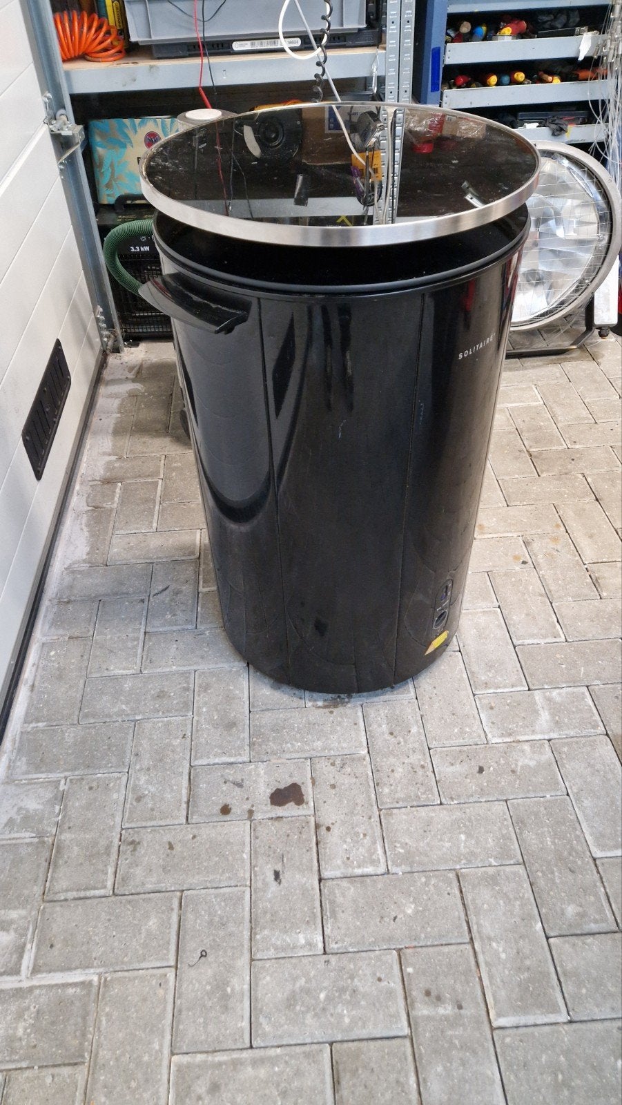 Solitaire Ronde Koeling met Tafel en Stroomuitval, 85 tot 120 cm, 75 tot 100 liter, Ophalen of Verzenden, 45 tot 60 cm