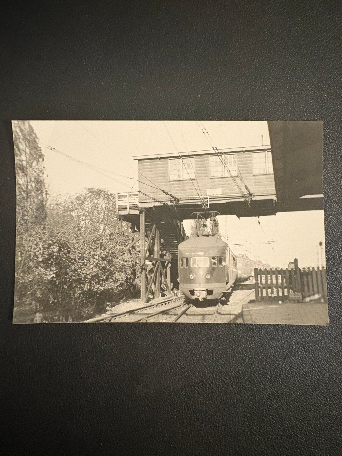 Originele foto NS mat ‘36 (±1952), Verzamelen, Spoorwegen en Tramwegen, Ophalen of Verzenden, Gebruikt, Trein