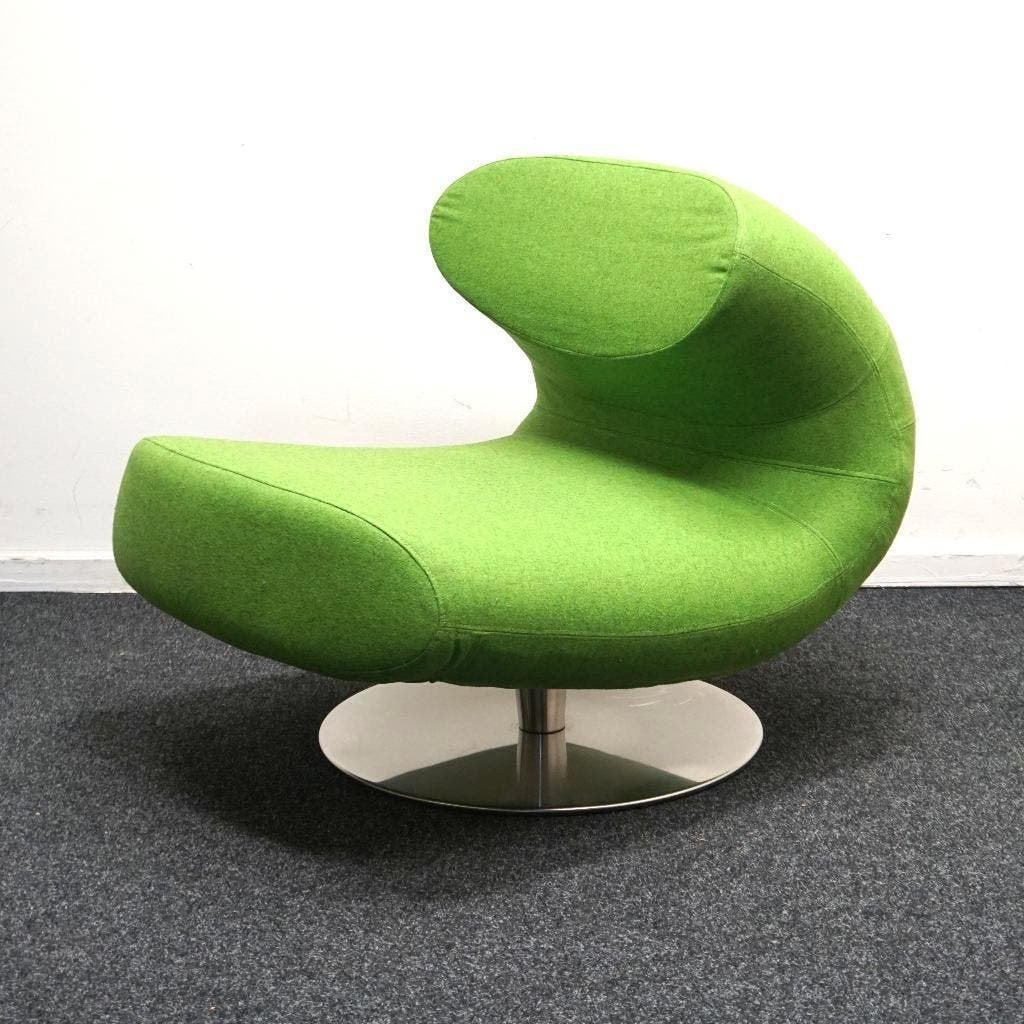 Softline Rio Design Fauteuils | Groen | Design Stoelen, Gebruikt, -, -, 75 tot 100 cm