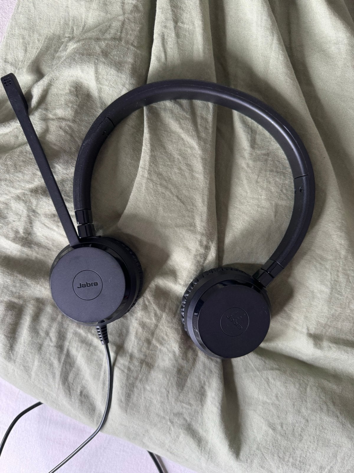 Jabra GN Bedrade Koptelefoon met Microfoon, Computers en Software, Headsets, Ophalen of Verzenden, Gebruikt, Over-ear