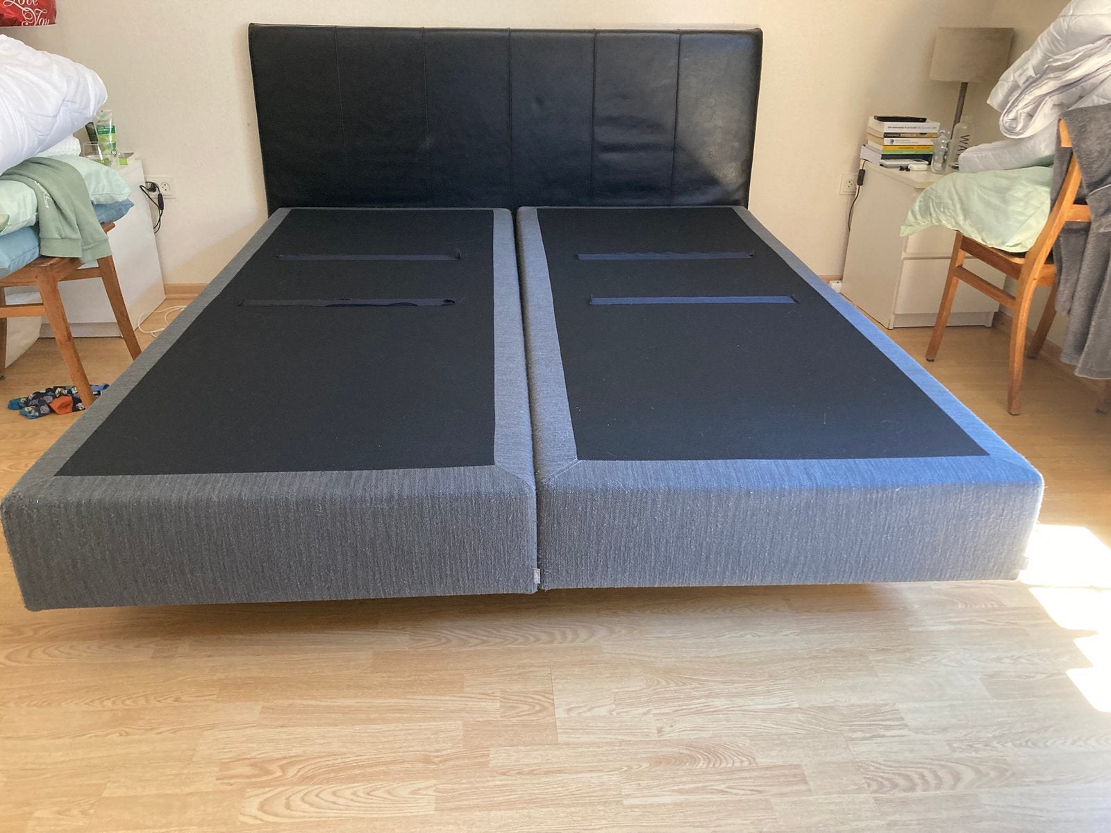 Auping boxspring 2 pers, 180 x 220 cm, Ophalen, Gebruikt, Tweepersoons, 180 cm