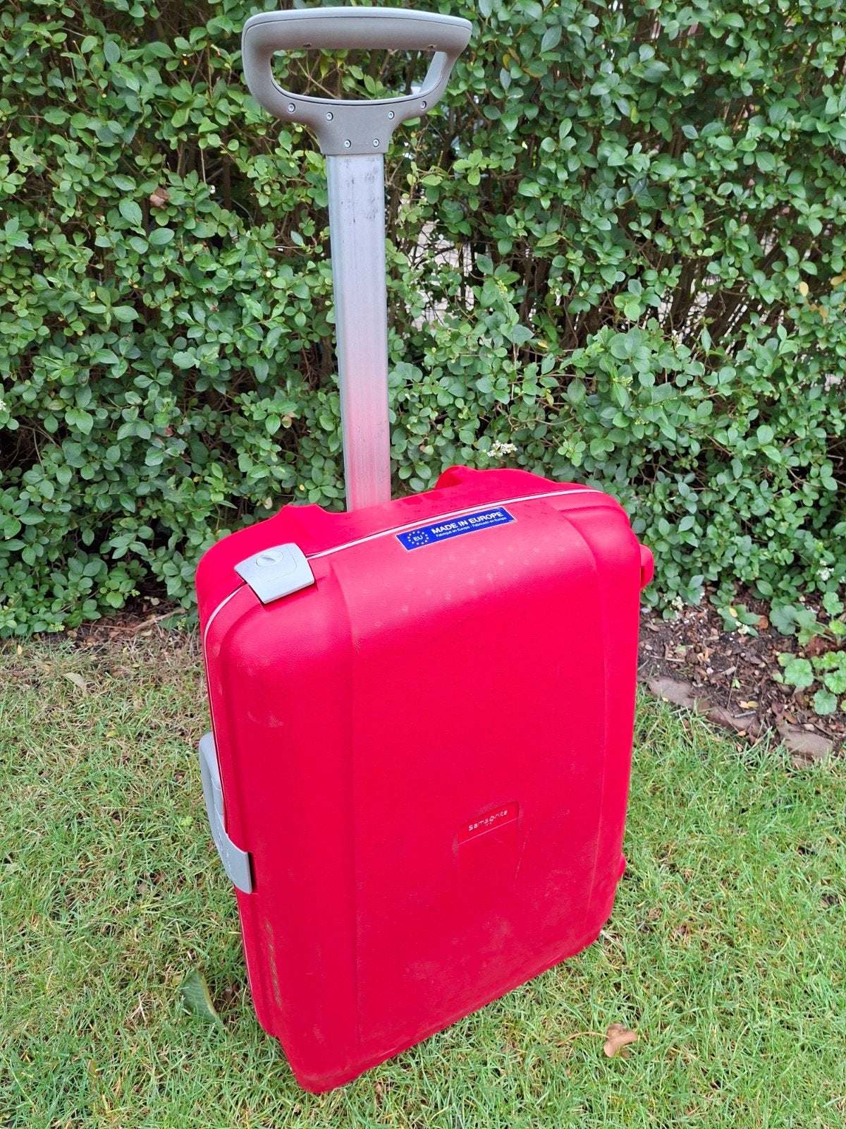 Samsonite reiskoffer, Ophalen, Hard kunststof, Wieltjes