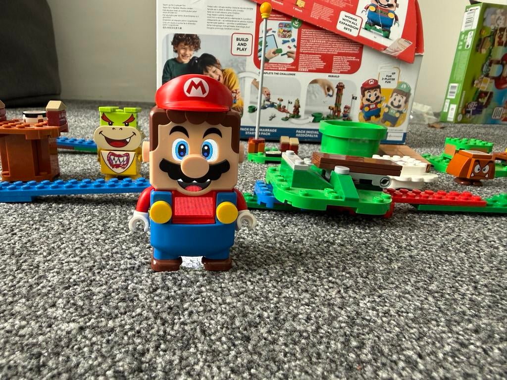 Lego Mario sets met Mario figuur, Inclusief minifiguren, Gebruikt, Overige thema's, Lego