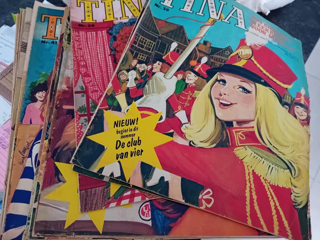 STRIP "Tina", Verzamelen, Ophalen of Verzenden, 1960 tot 1980, Tijdschrift