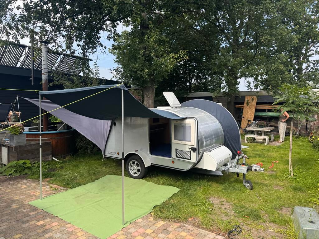 Karsten voortent. Voor Gobanna teardrop caravan, Caravans en Kamperen, Ophalen of Verzenden, Zo goed als nieuw