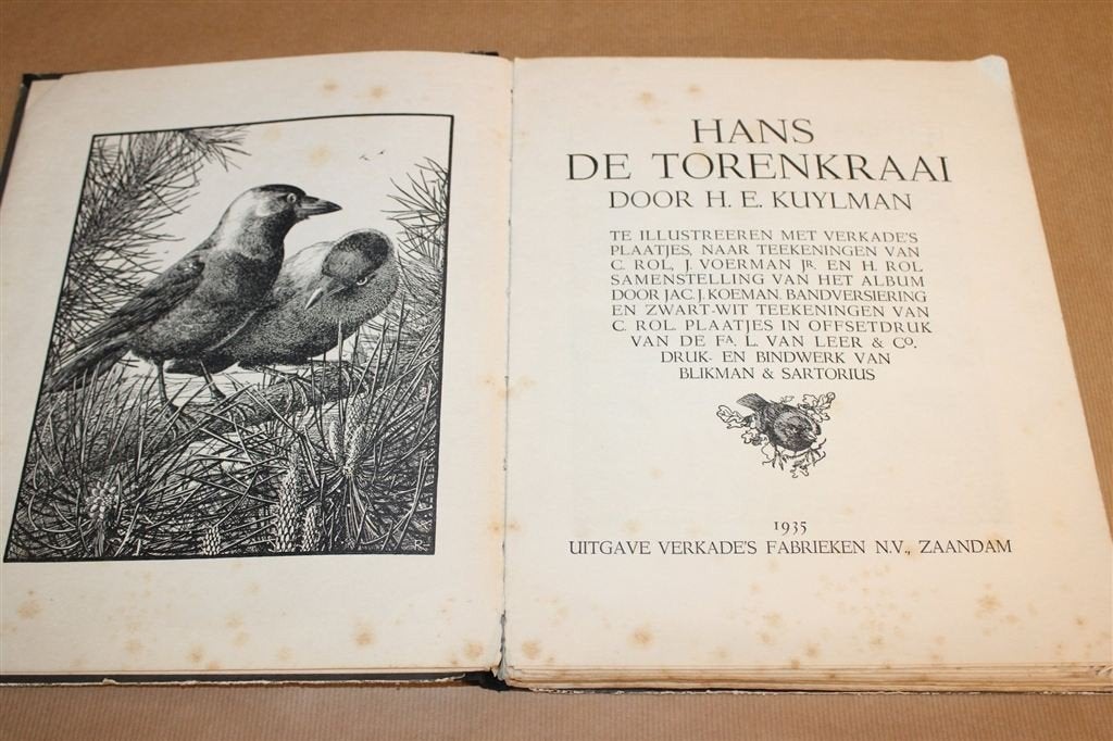 Hans de Torenkraai — Verkade Album — Compleet [1935], Ophalen of Verzenden, Gelezen