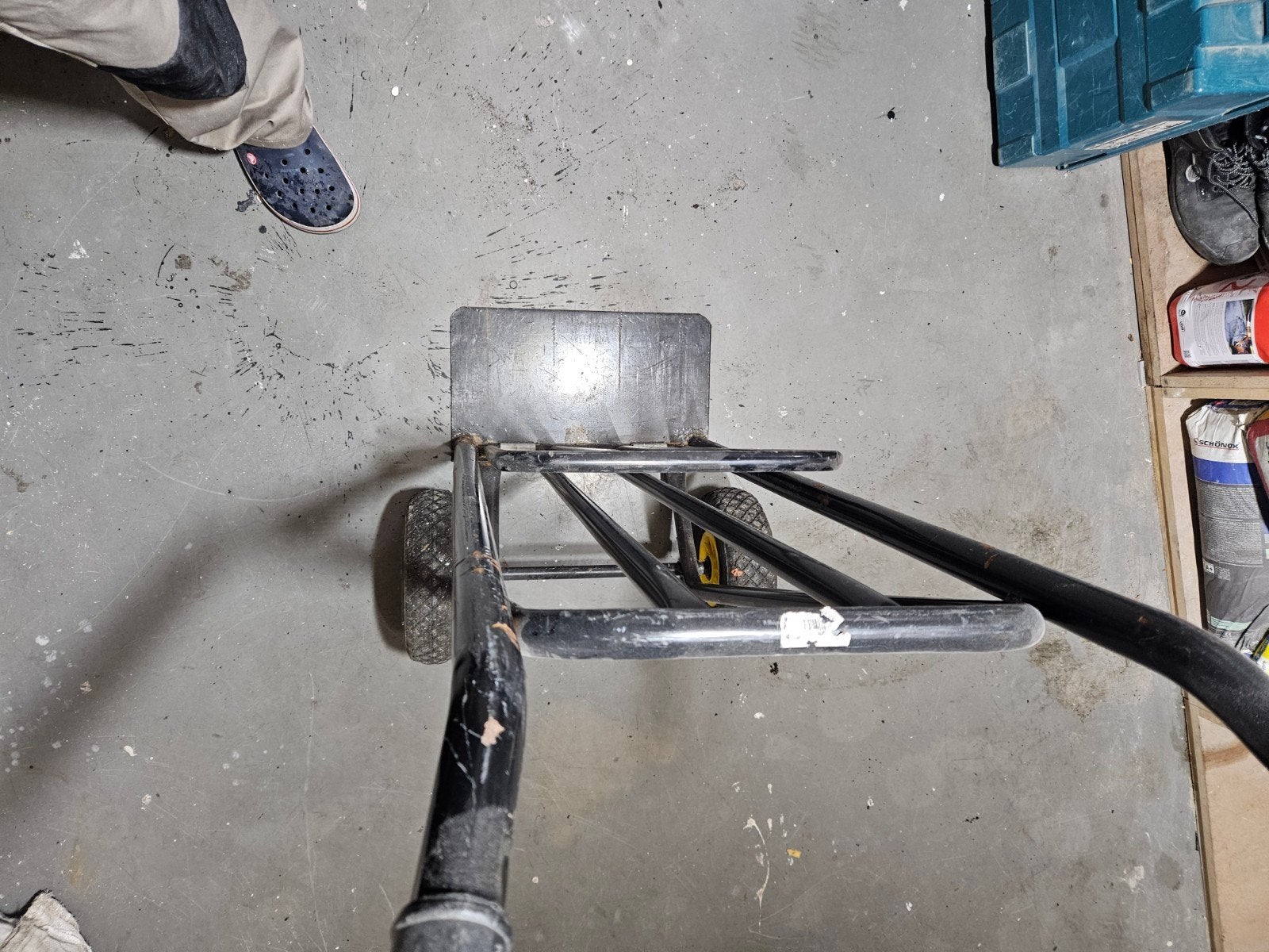 Steekwagen zwart, Auto diversen, Krikken, Ophalen of Verzenden, Hydraulisch, Garagekrik