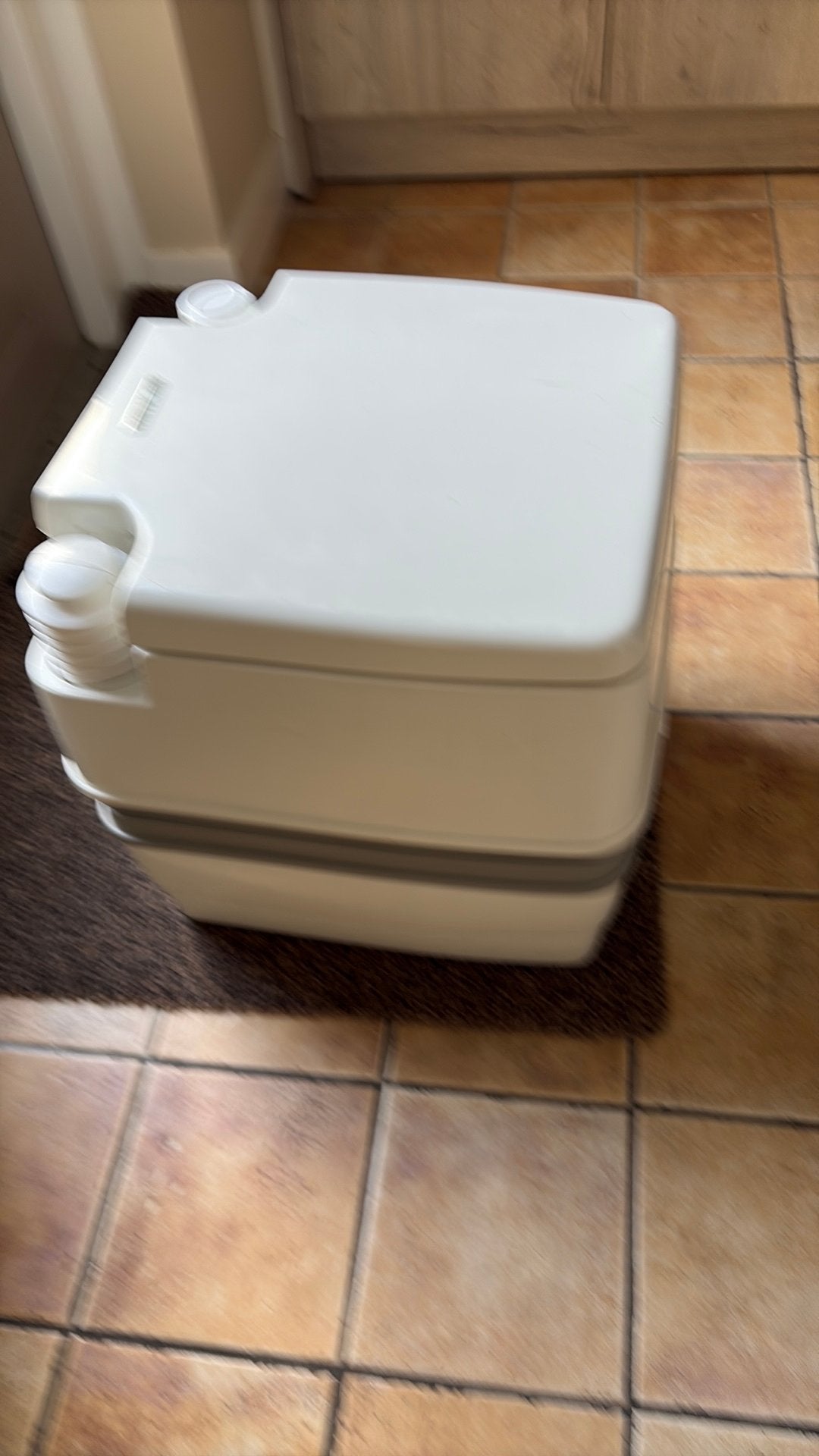 Nette witte portapotty, Ophalen, Zo goed als nieuw