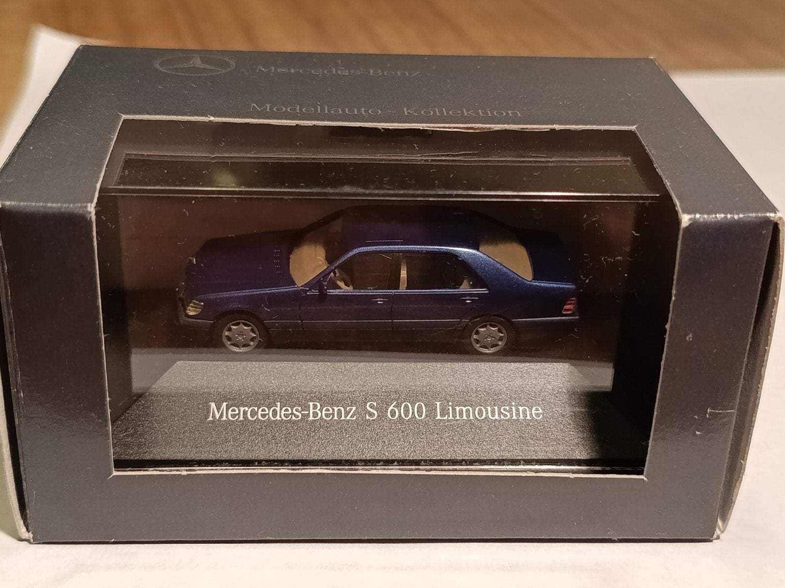 Mercedes S 600 Herpa 1/87 dealer edition, Ophalen of Verzenden, Zo goed als nieuw, Auto, Herpa