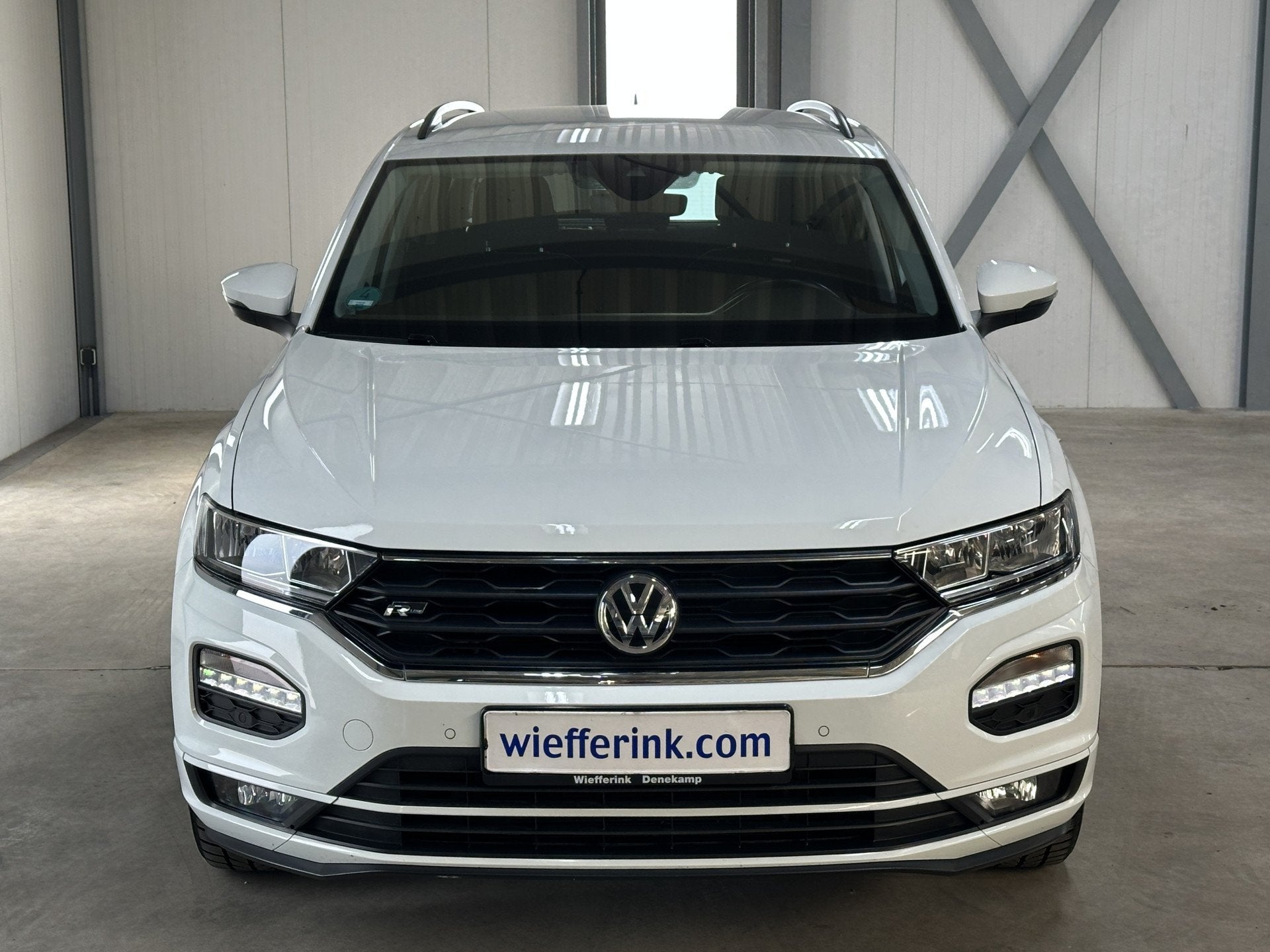 Volkswagen T-Roc 1.0 TSI R-line | Acc | Led | Trekhaak |, Auto's, Volkswagen, Voorwielaandrijving, 12 maanden, Stof, Gebruikt