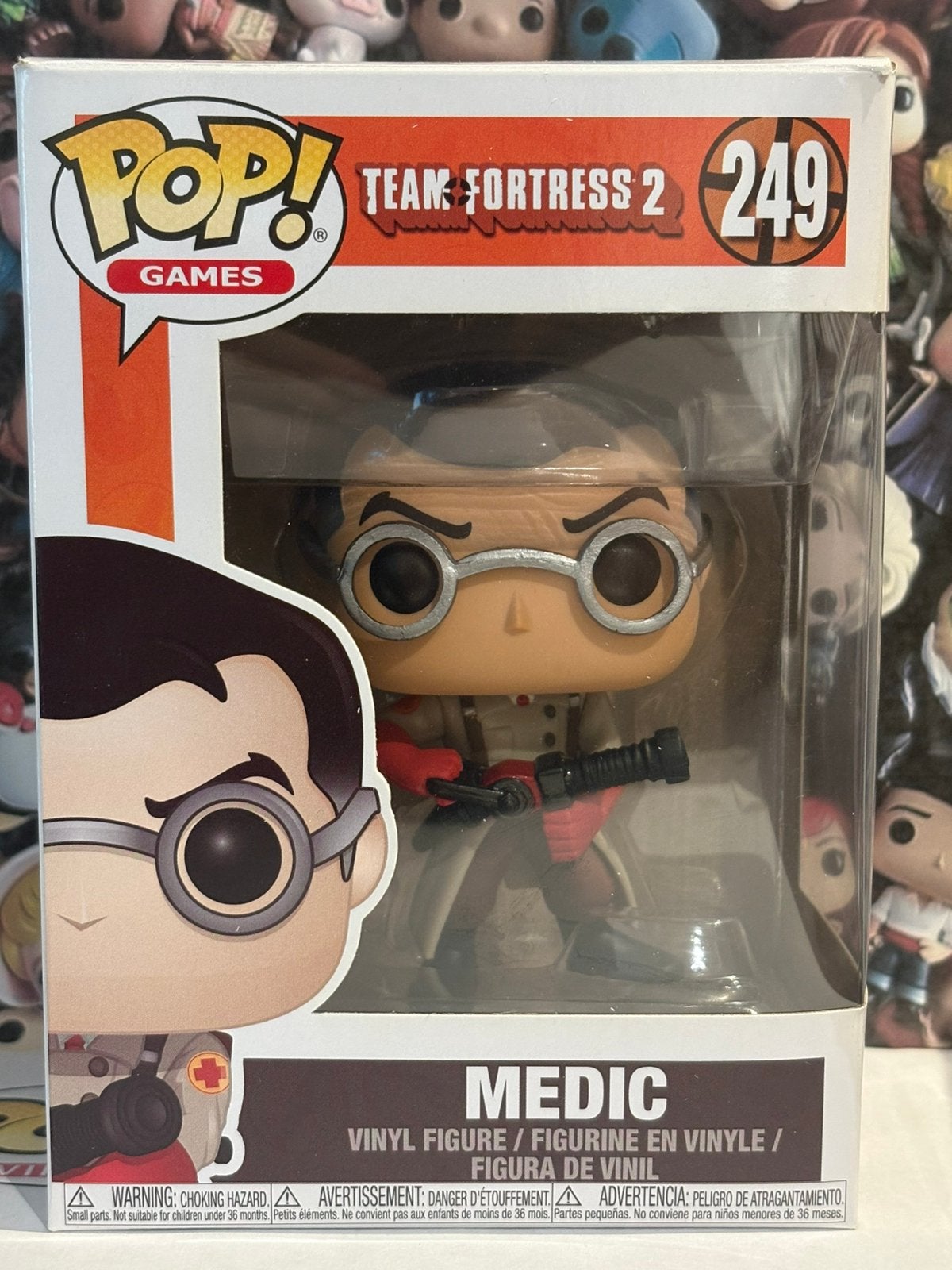 Funko pop medic 249 Team Fortress 2 games, Verzamelen, Ophalen of Verzenden, Zo goed als nieuw
