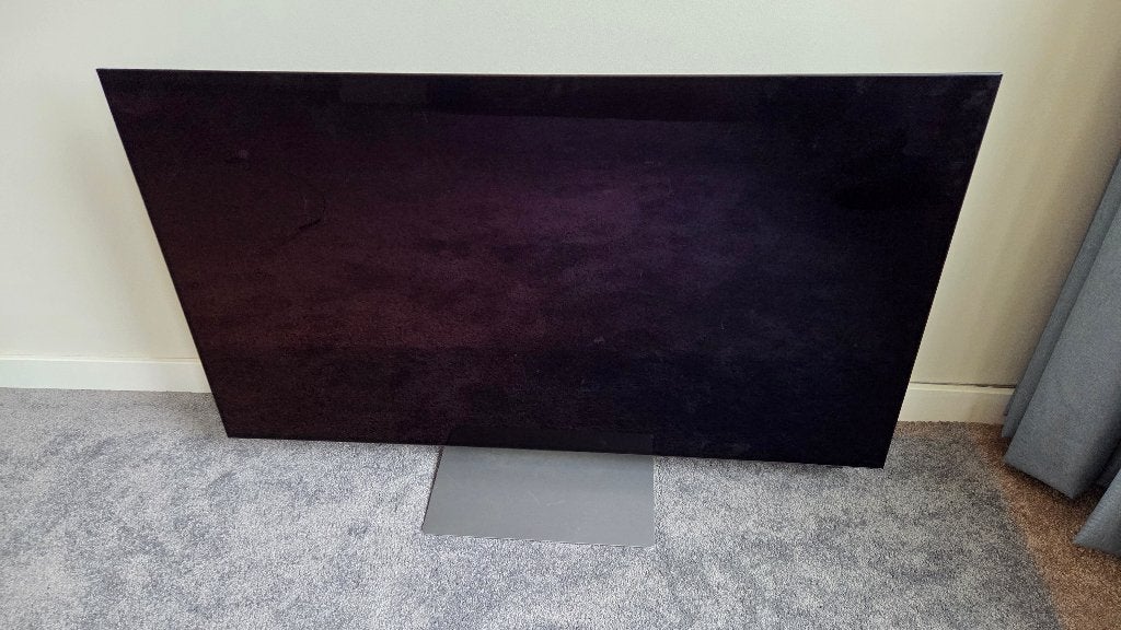 Televisie Samsung S90F 4K 42 inch defect scherm, 50 Hz, OLED, Ophalen of Verzenden, Zo goed als nieuw