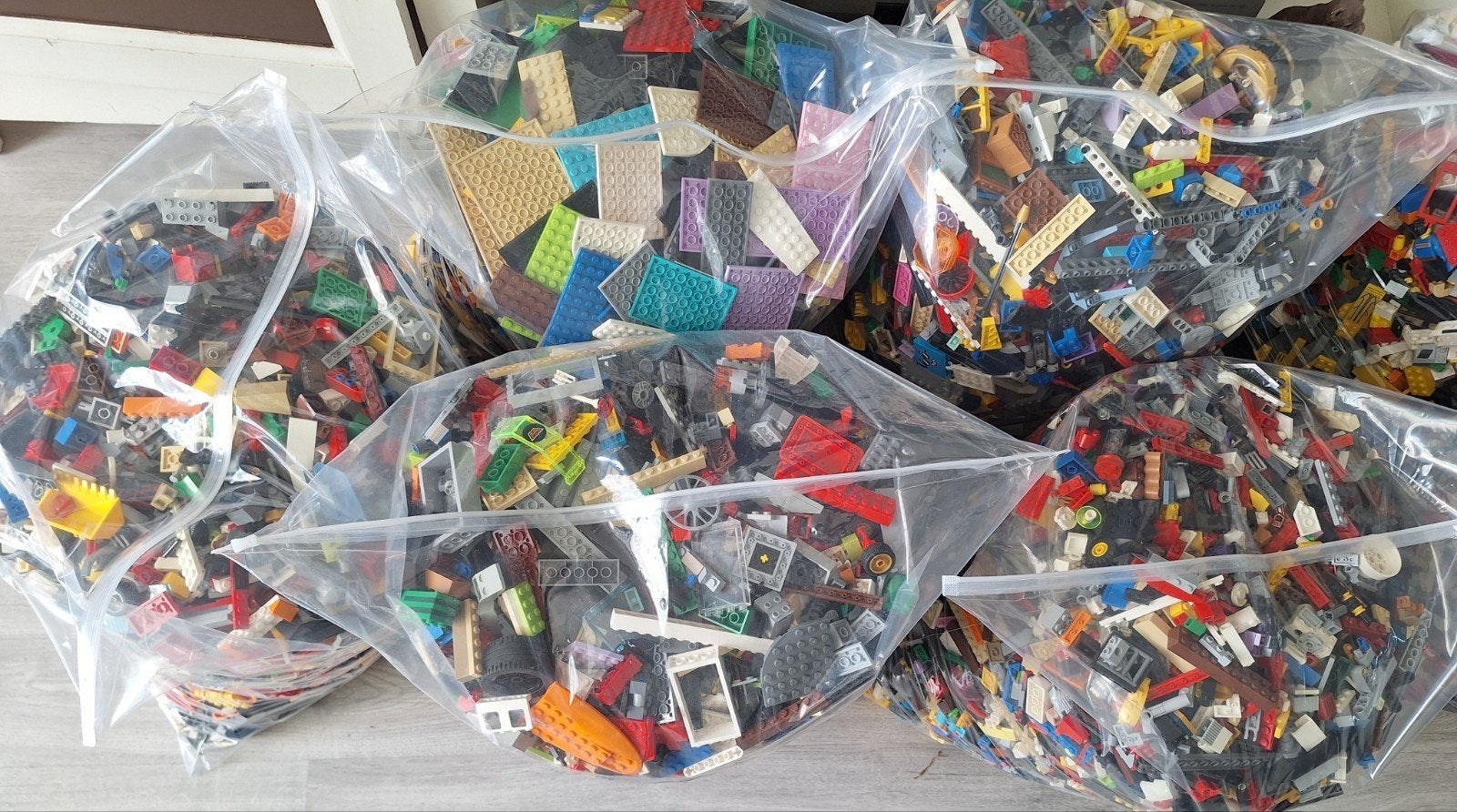 5 mega zakken vol lego onderdelen, Lego, Ophalen of Verzenden, Losse stenen, Meerdere sets