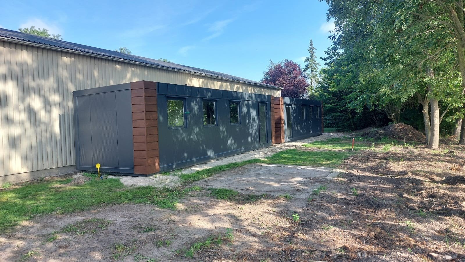 Woon unit 10 × 3 m . Gebruikt 1 jaar oud. BTW..., Ophalen of Verzenden
