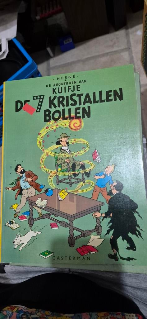 Kuifje - De 7 Kristallen Bollen (Stripboek), Boeken, Eén stripboek, Ophalen of Verzenden, Gelezen, Hergé