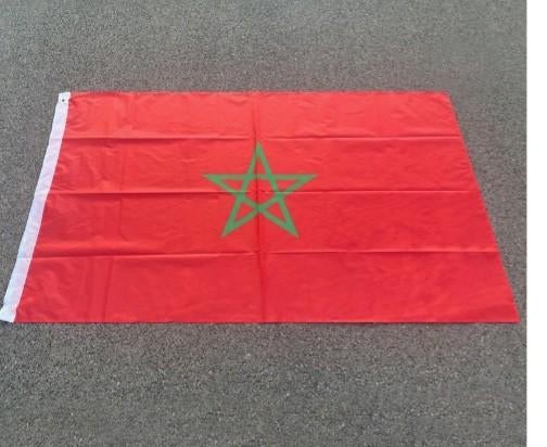 Marokko vlag xl 150cm nieuw, Ophalen of Verzenden, Nieuw