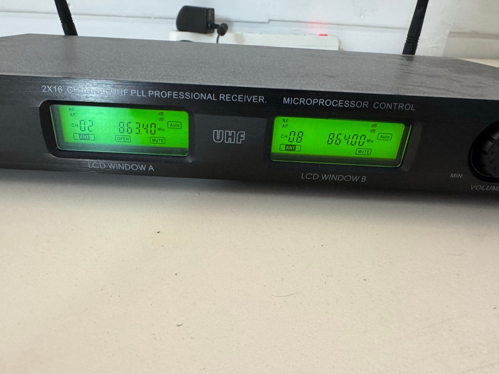 König 2x16 Kanaals UHF PLL Professionele Ontvanger, Ophalen, Gebruikt, Overige typen, Draadloos