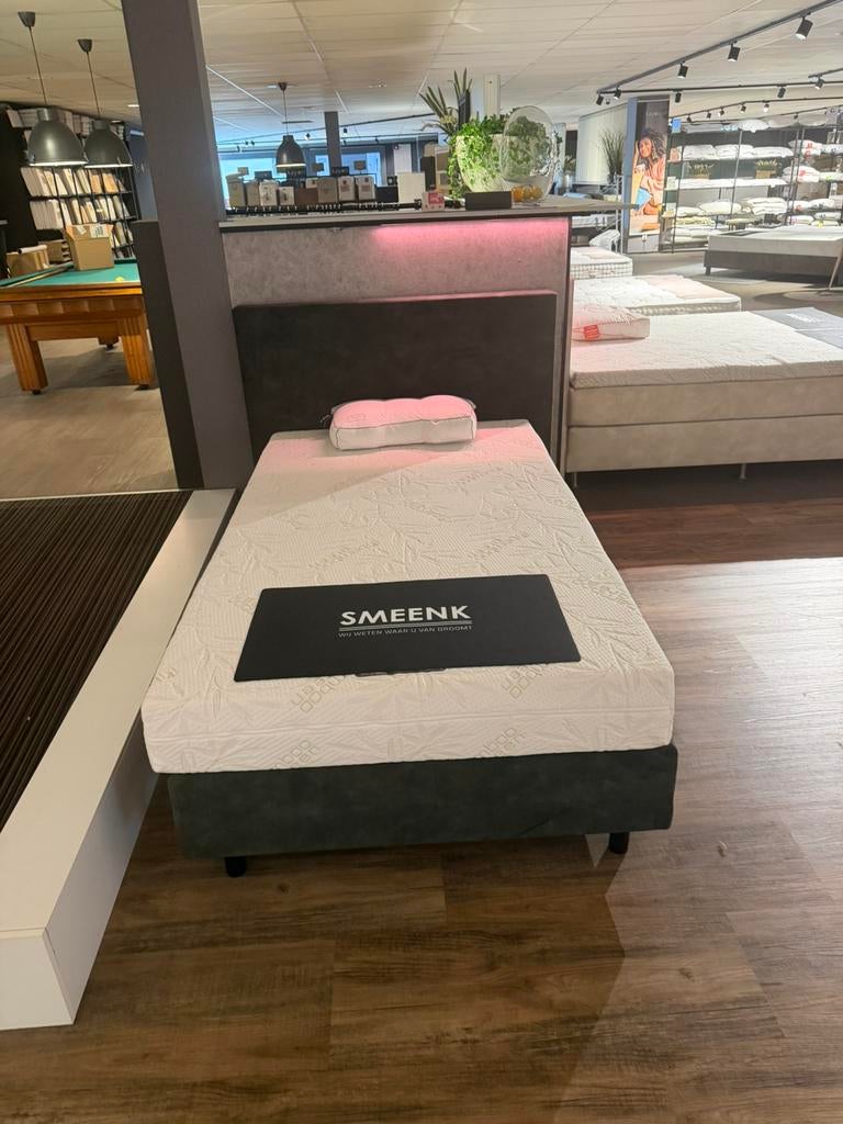 Foto 2 van Smeenk Boxspring 120x210 NIEUW! Helemaal compleet! KORTING!