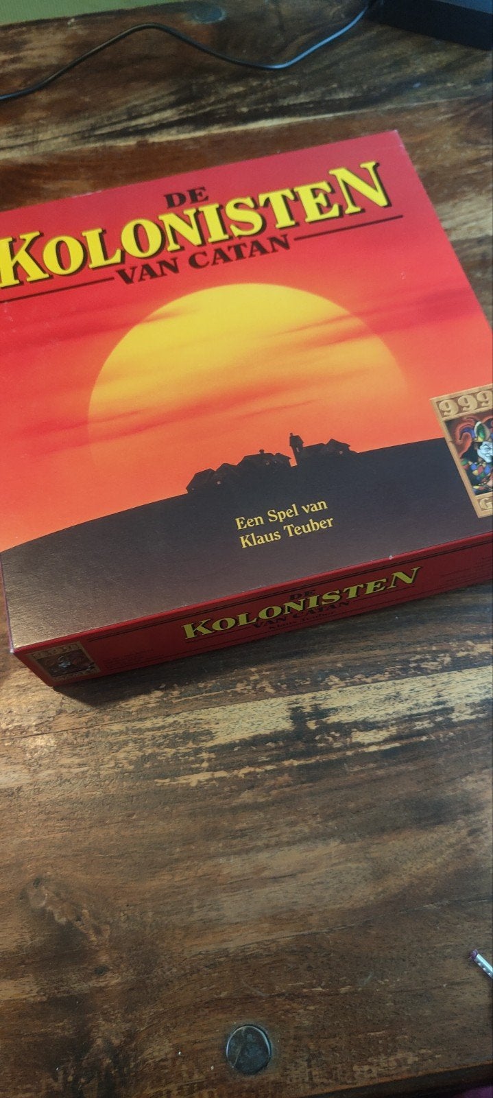 Kolonisten van Catan (houten versie), Drie of vier spelers, Ophalen of Verzenden, Zo goed als nieuw, 999 Games
