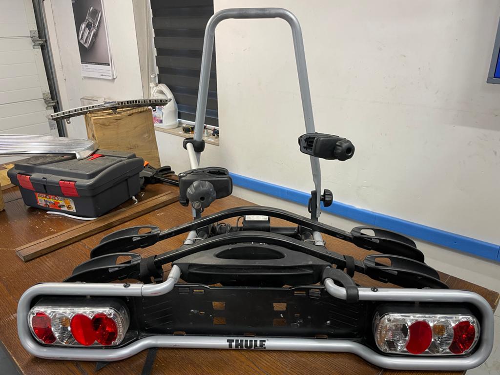 Thule EuroRide 940 Trekhaak Fietsendrager voor 2 fietsen, Auto diversen, Fietsendragers, Ophalen, 2 fietsen, Gebruikt, Trekhaakdrager