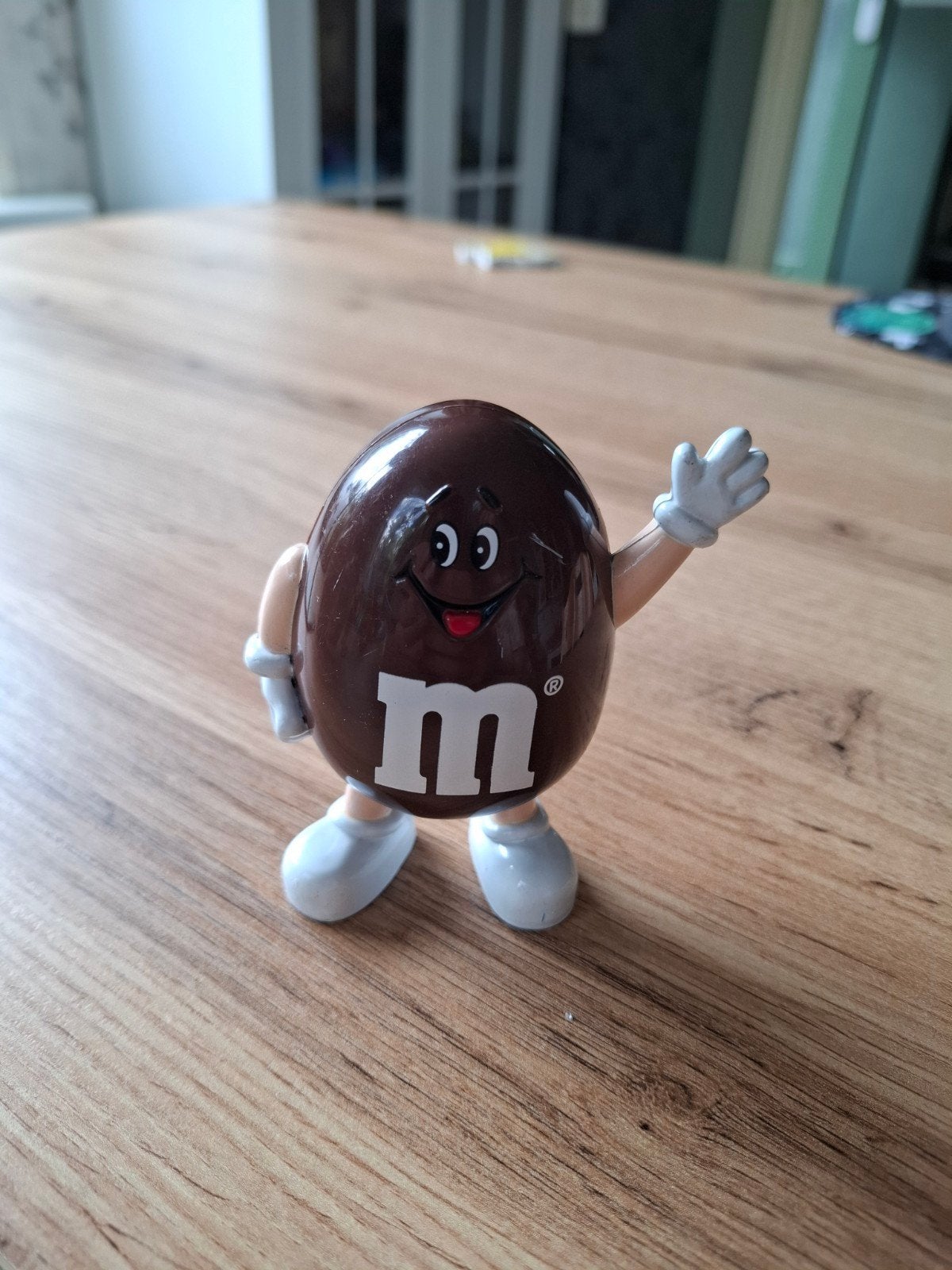 Vintage 1991 M&M's Bruine Chocolade Snoep Dispenser, Ophalen of Verzenden, Gebruikt