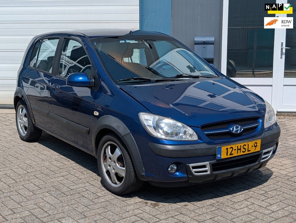 Hyundai Getz 1.4i Dynamic Sport Nieuwe Koppeling!, Auto's, Hyundai, Voorwielaandrijving, Metallic lak, 4 cilinders, Blauw