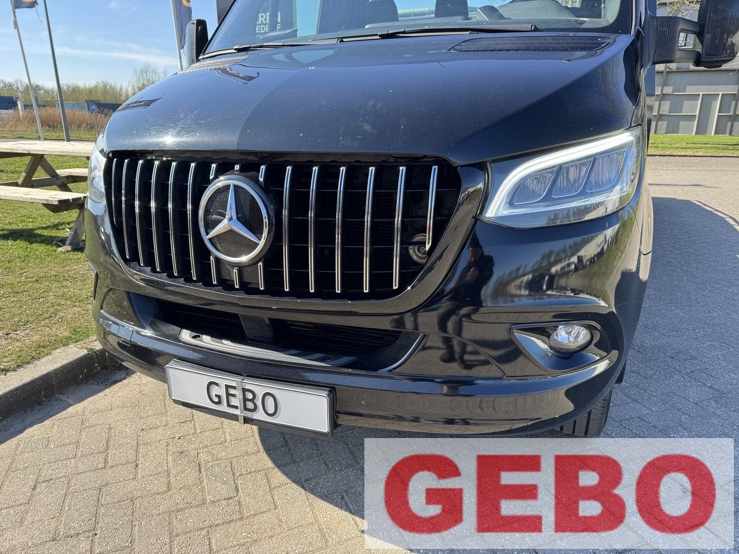 Mercedes sprinter w907  2018+ voorkop voor kop motorkap bump, -, Voor, Nieuw, Ophalen of Verzenden