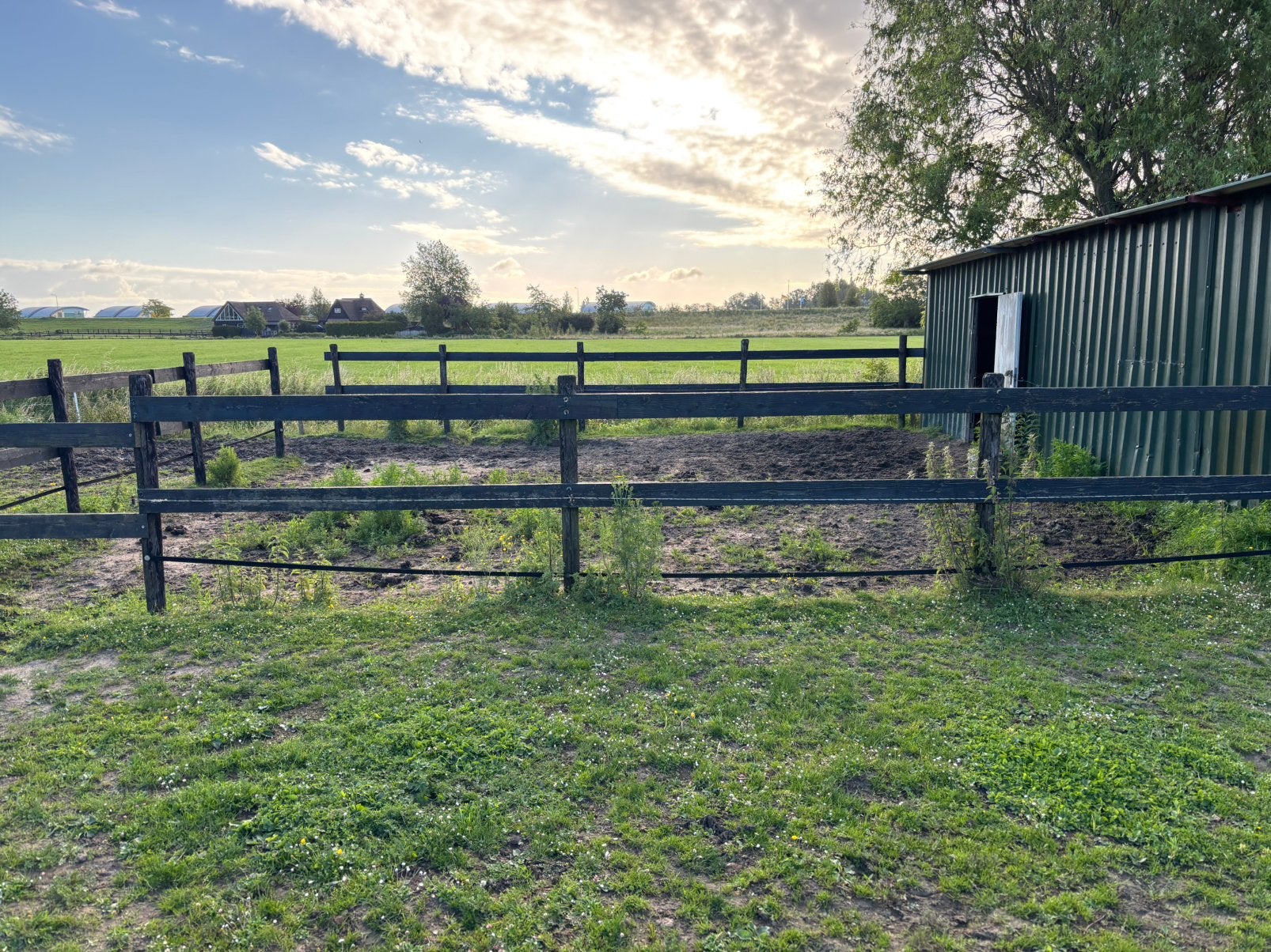 Paarden bak van 12x12 meter, Dieren en Toebehoren, Stalling en Weidegang
