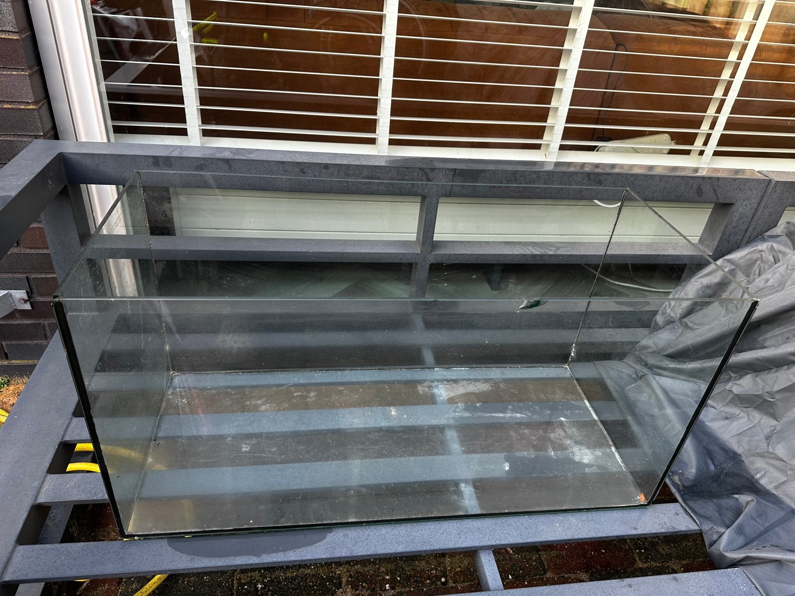 Glazen bak voor hamster, muizen, terrarium etc., Zo goed als nieuw, Ophalen, Minder dan 60 cm, Hok