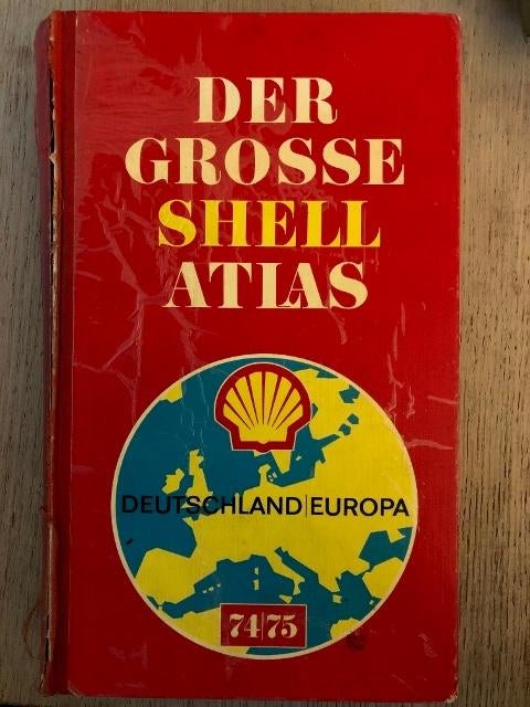 Der Grosse Shell Atlas Deutschland/Europa uit 1974/1975, Boeken, Atlassen en Landkaarten, Overige atlassen, Europa Overig, 1800 tot 2000