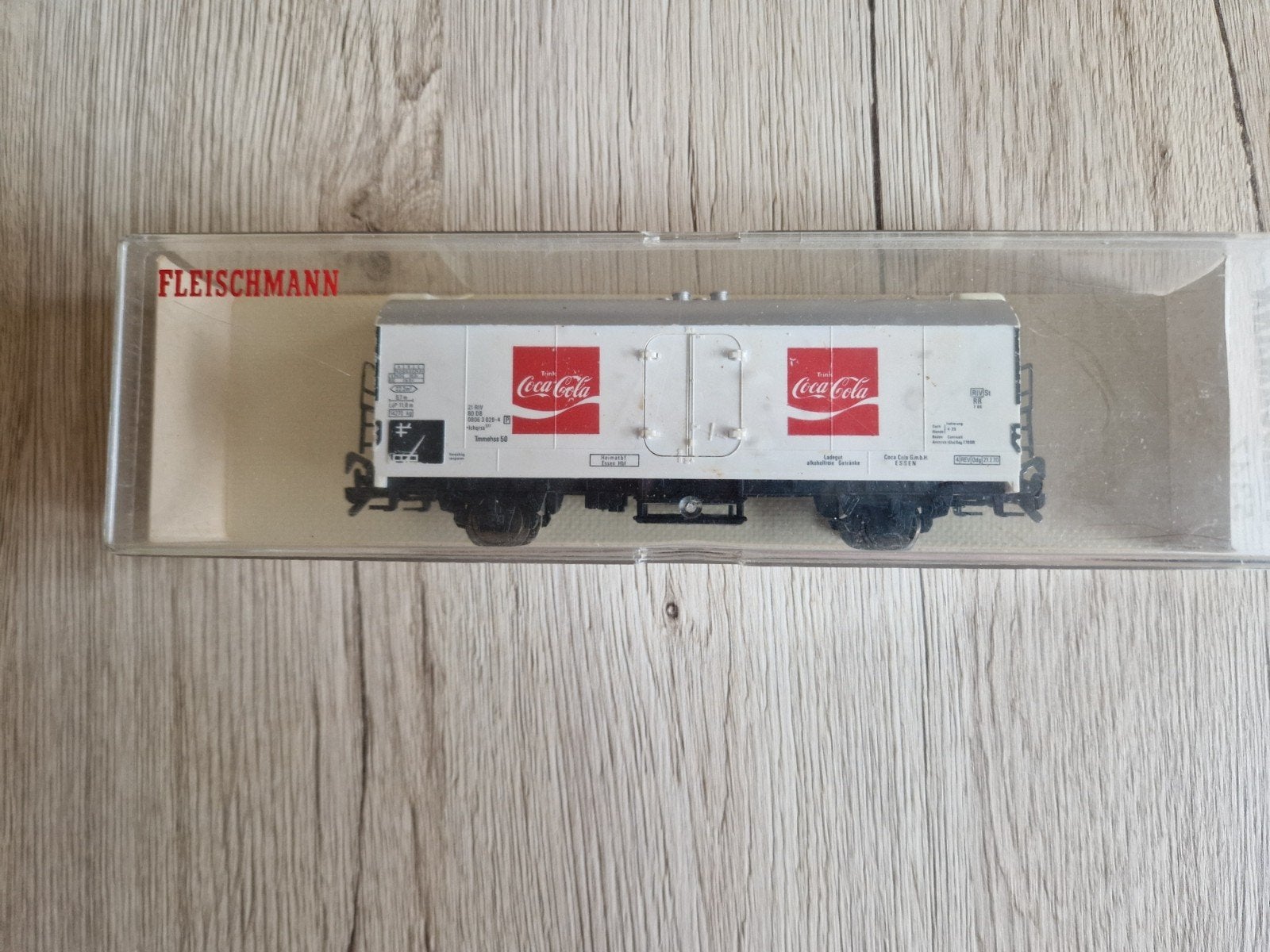 Fleischmann 5347 “Coca Cola”, Gelijkstroom, Fleischmann, Wagon, Ophalen of Verzenden