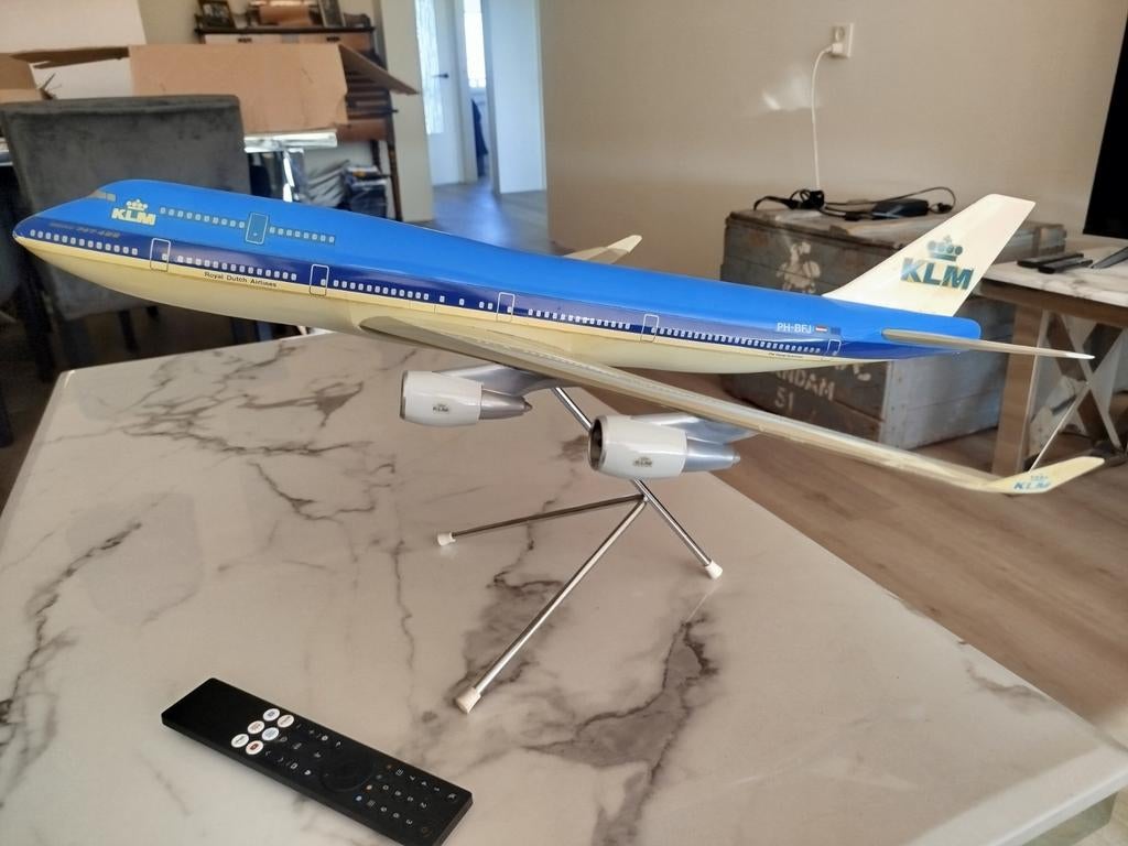KLM Boeing 747-400 schaalmodel - Royal Dutch Airlines, Ophalen, Gebruikt, 1:72 tot 1:144, Overige merken