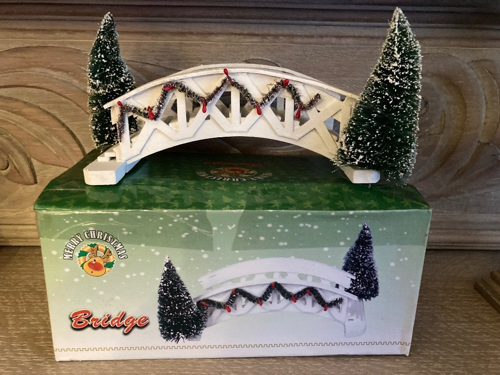 Wit houten bruggetje, Diversen, Kerst, Ophalen of Verzenden, Nieuw
