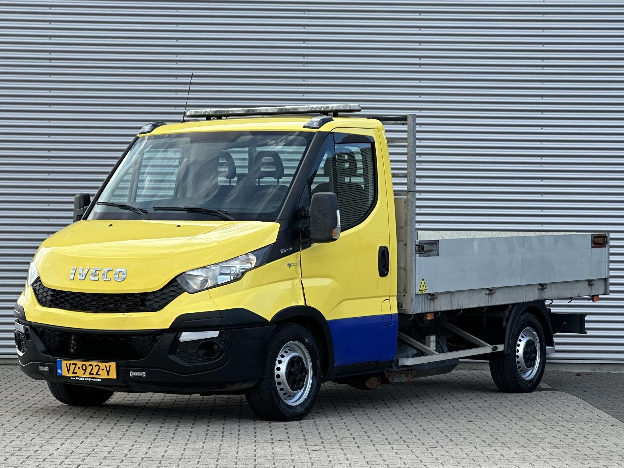 Iveco Daily 35S14N 3.0 345 kipper openlaadbak airco trekhaak, Auto's, Gebruikt, Euro 6, 4 cilinders, Bedrijf