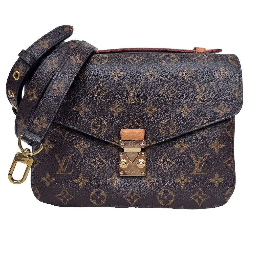 Louis Vuitton pochette metis monogram LV LV'tjes schoudertas, Verzenden, Zo goed als nieuw, Bruin, Schoudertasje