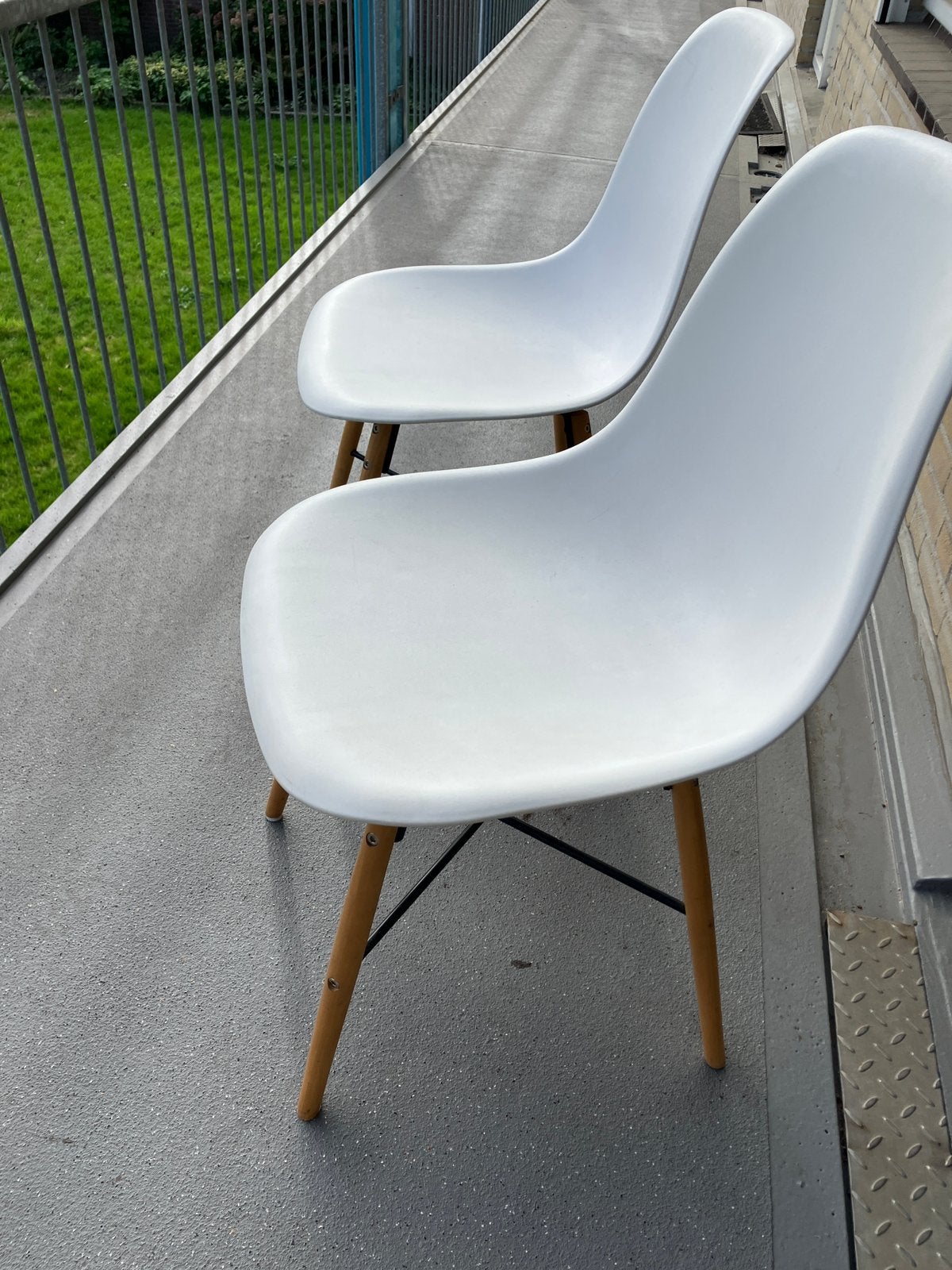 Eetkamerstoelen, Tuin en Terras, Ophalen, Gebruikt, Overige materialen