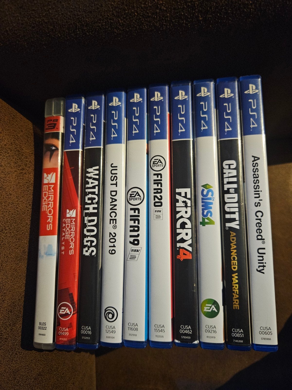 Mooie partij PlayStation games (9x PS4 + 1x PS3) - o.a. Call, 1 speler, Ophalen of Verzenden, Gebruikt, Vanaf 7 jaar