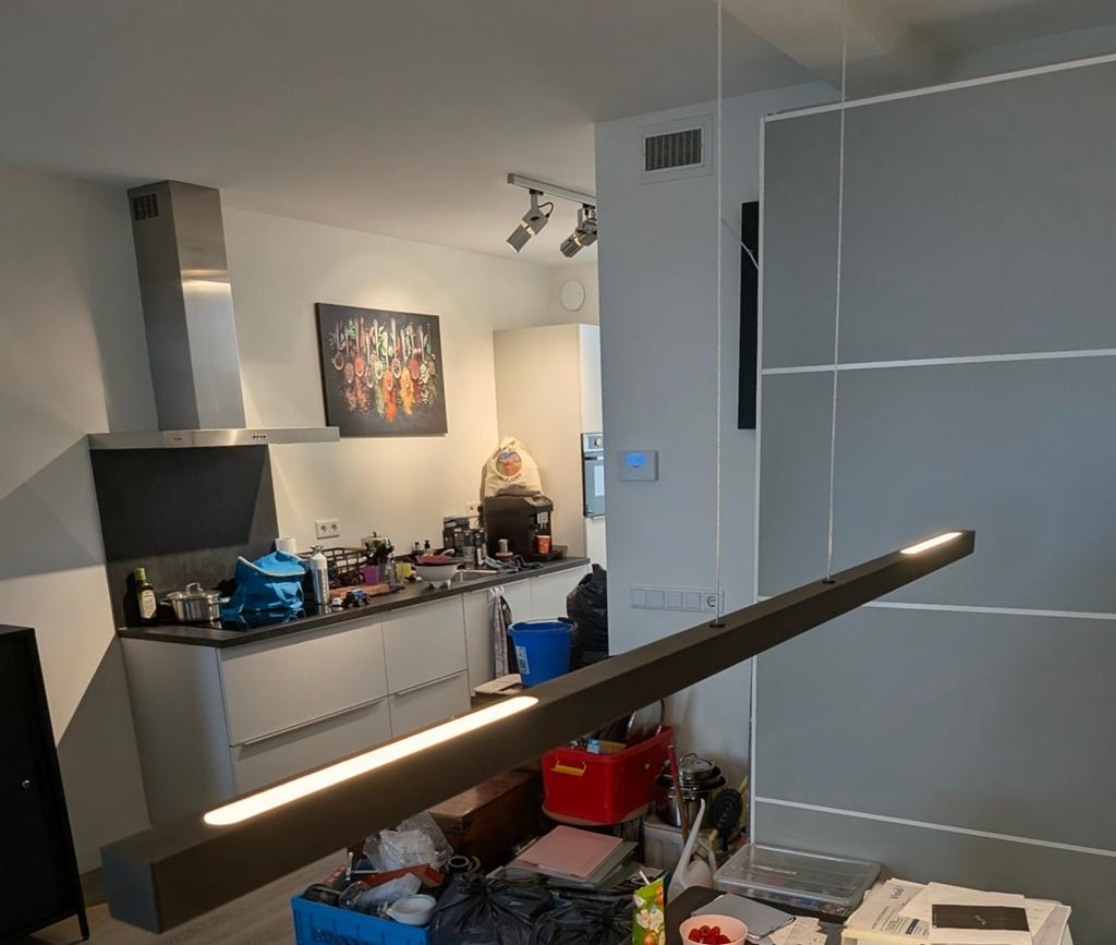 Masterlight Real 3 hanglamp 130 cm – cacao – ZGAN, Huis en Inrichting, Ophalen, Zo goed als nieuw, Metaal, Minder dan 50 cm