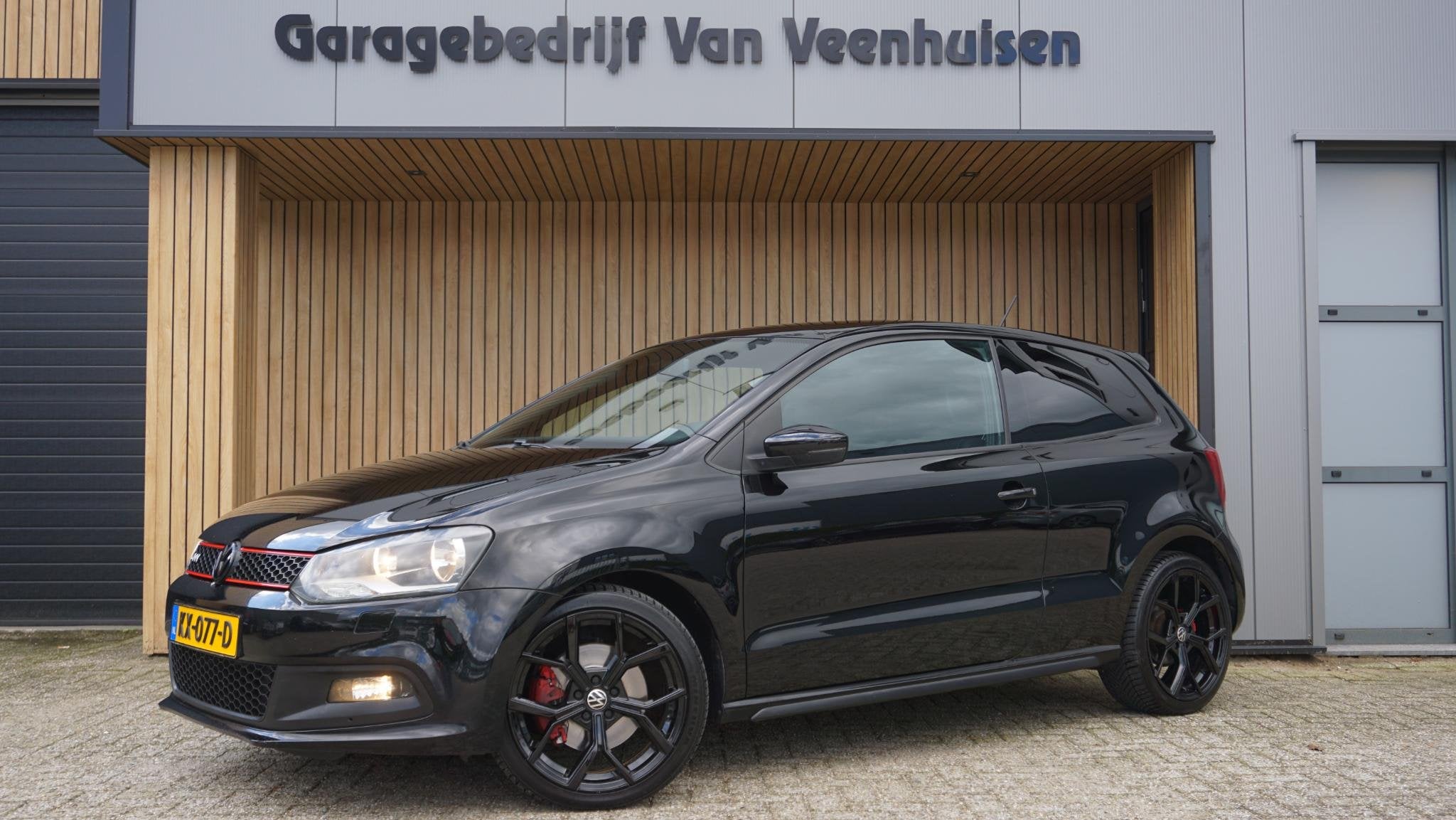 Volkswagen Polo 1.4 TSI 180pk GTI DSG 3Drs Leder/Alcantara 1, Auto's, Euro 5, Zwart, 4 cilinders, 179 pk