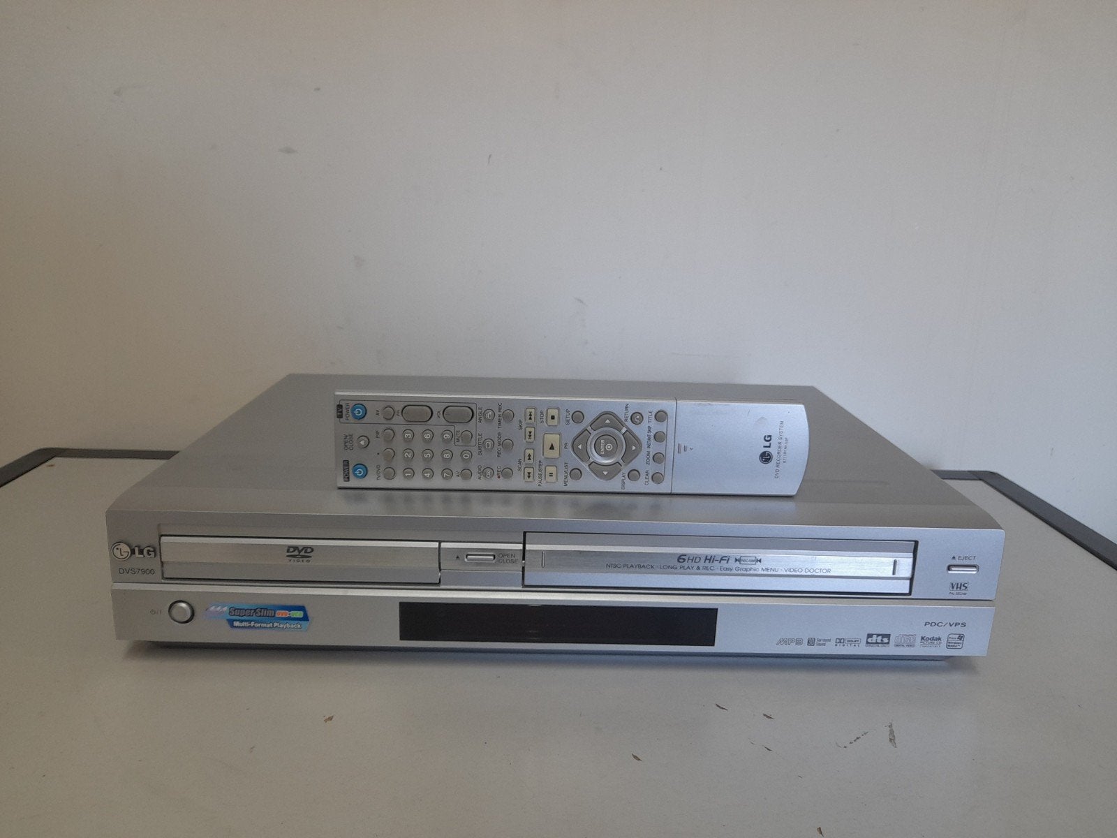 LG DVS7900 videorecorder / dvd speler, Audio, Tv en Foto, Videospelers, Ophalen of Verzenden, Gebruikt, VHS-speler of -recorder