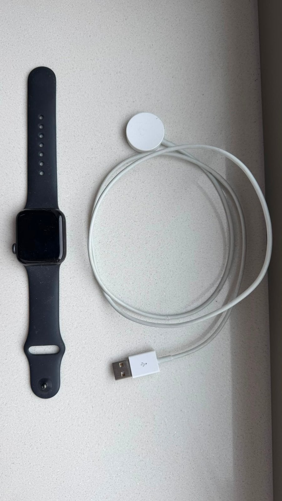 Apple Watch Series 5 40mm Zwart met Oplader, Zwart, IOS, Ophalen of Verzenden, Waterdicht