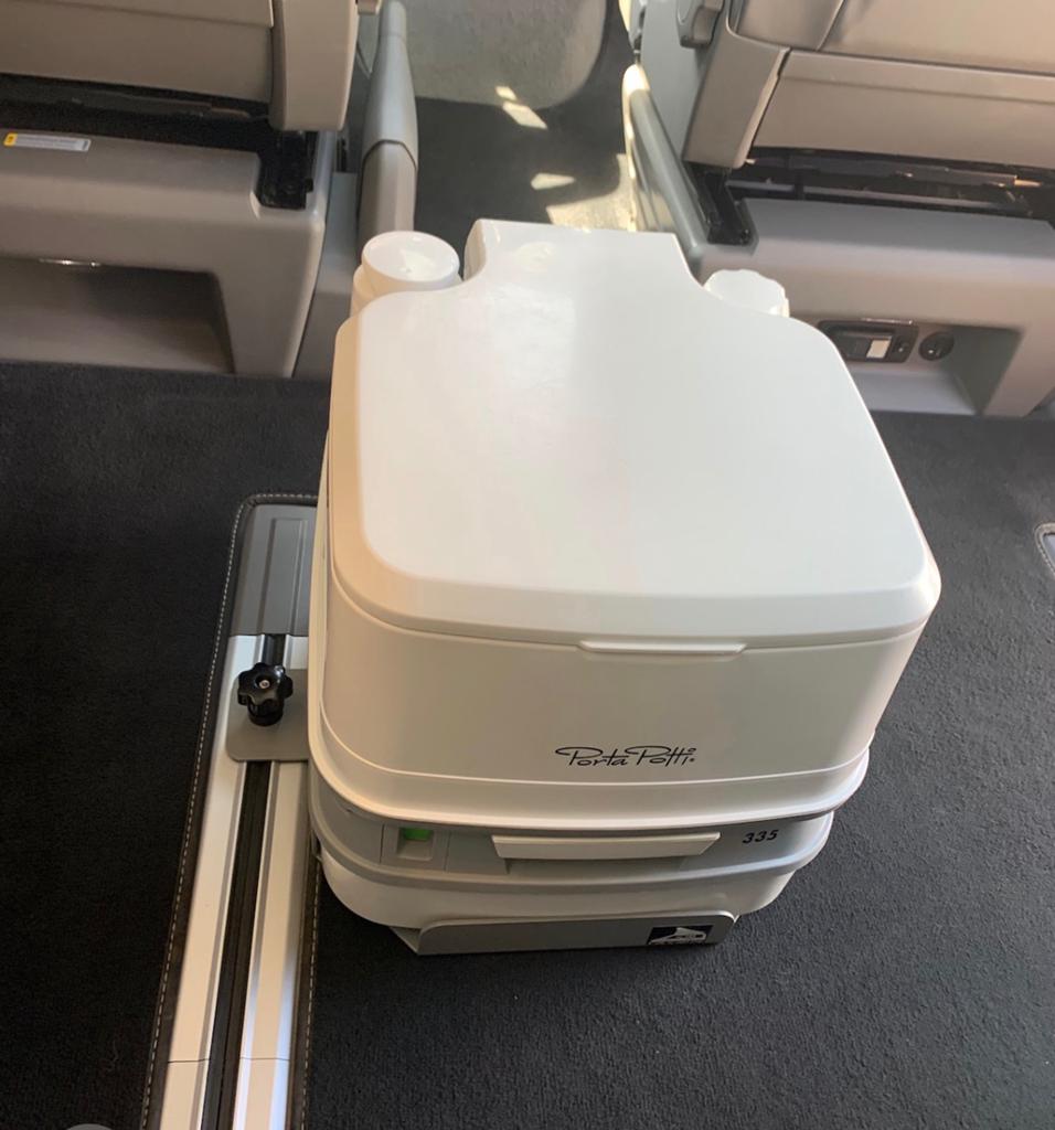 Console houder voor Porta Potti 335 - Camper/Caravan, Verzenden, Zo goed als nieuw