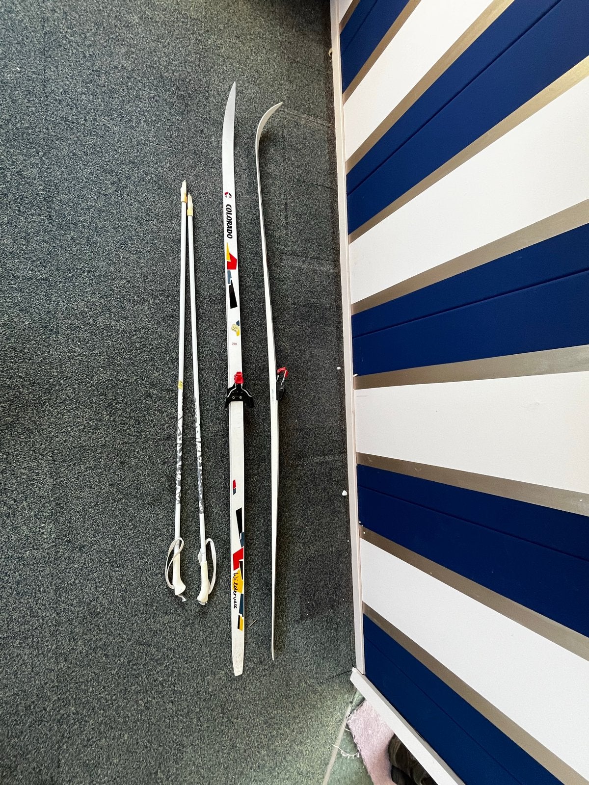 Colorado Langlaufski's 210cm met Artex schoenen maat 44, Sport en Fitness, Skiën en Langlaufen, Ski's, Ophalen, Overige merken