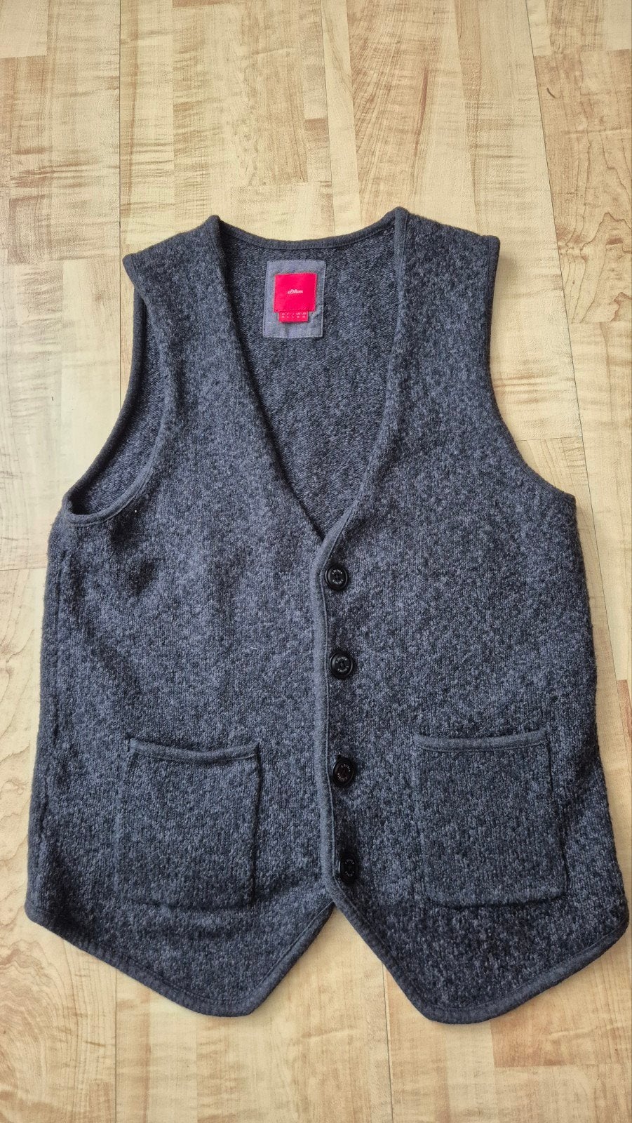 Stijlvol grijs gilet van s.Oliver, maat M, Ophalen of Verzenden, Zo goed als nieuw, S.Oliver