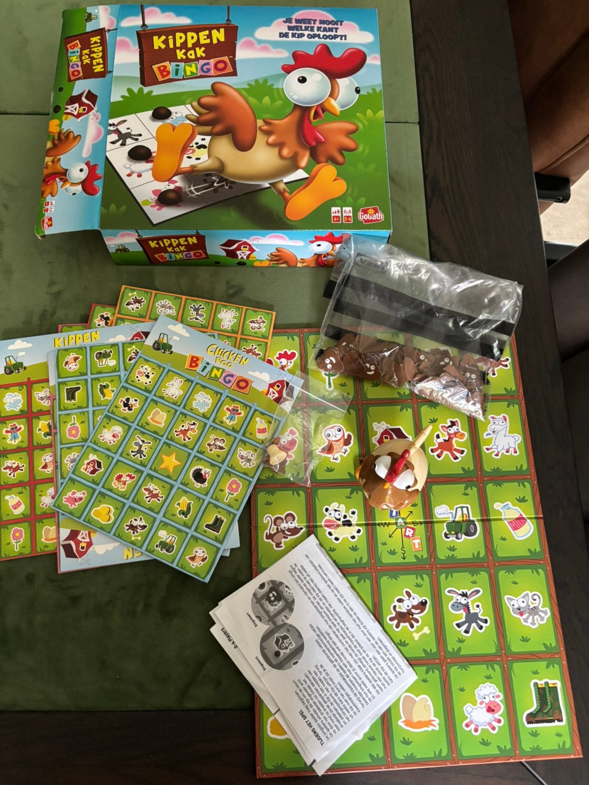 Kippenkakbingo, Ophalen of Verzenden, Zo goed als nieuw