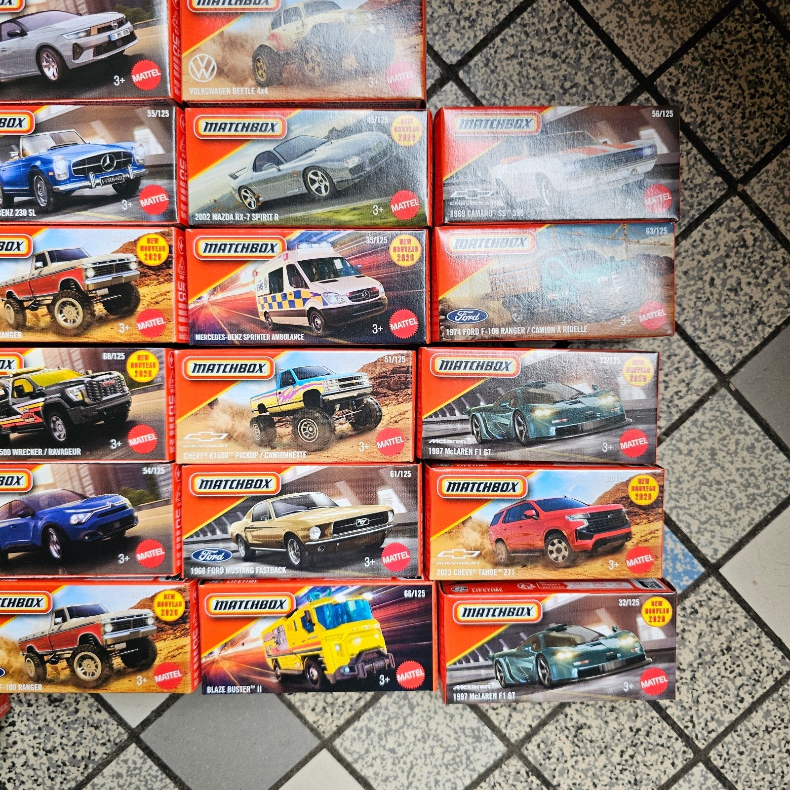 Matchbox auto's - Nieuw in doos - Diverse modellen, Nieuw, Ophalen of Verzenden, Mattel, Inc. 333 Continental Blvd El Segundo, CA 90245 USA