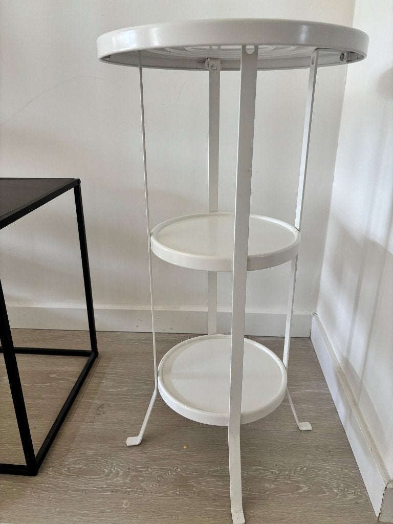 Gratis IKEA bijzettafeltje, Huis en Inrichting, Minder dan 55 cm, Gebruikt, Rond, Ophalen